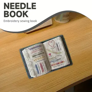 DIY Embroidery Stitch Book, Sewing Stitches Guide, Hand Sewing Stitches, Essential for Embroidery Enthusiasts, Must-Have Embroidery Technique Book