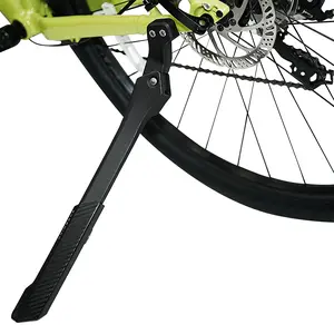 BV CHROMIUM Heavy Duty E-Bike Kickstand Rear Mount - Stand 24" - 29" | BV-KA03-BK-18MM