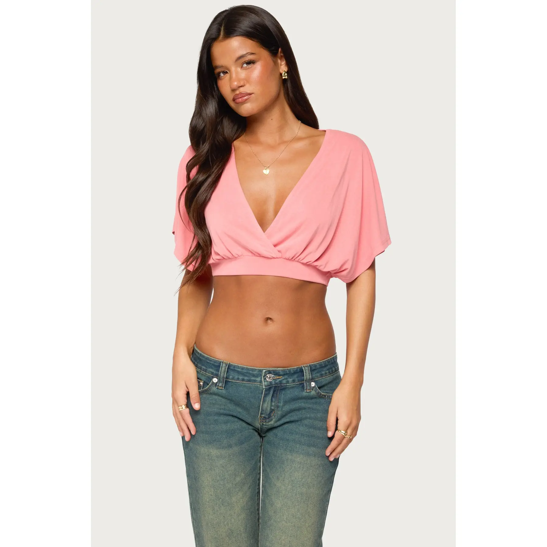 Candela V Neck Crop Top