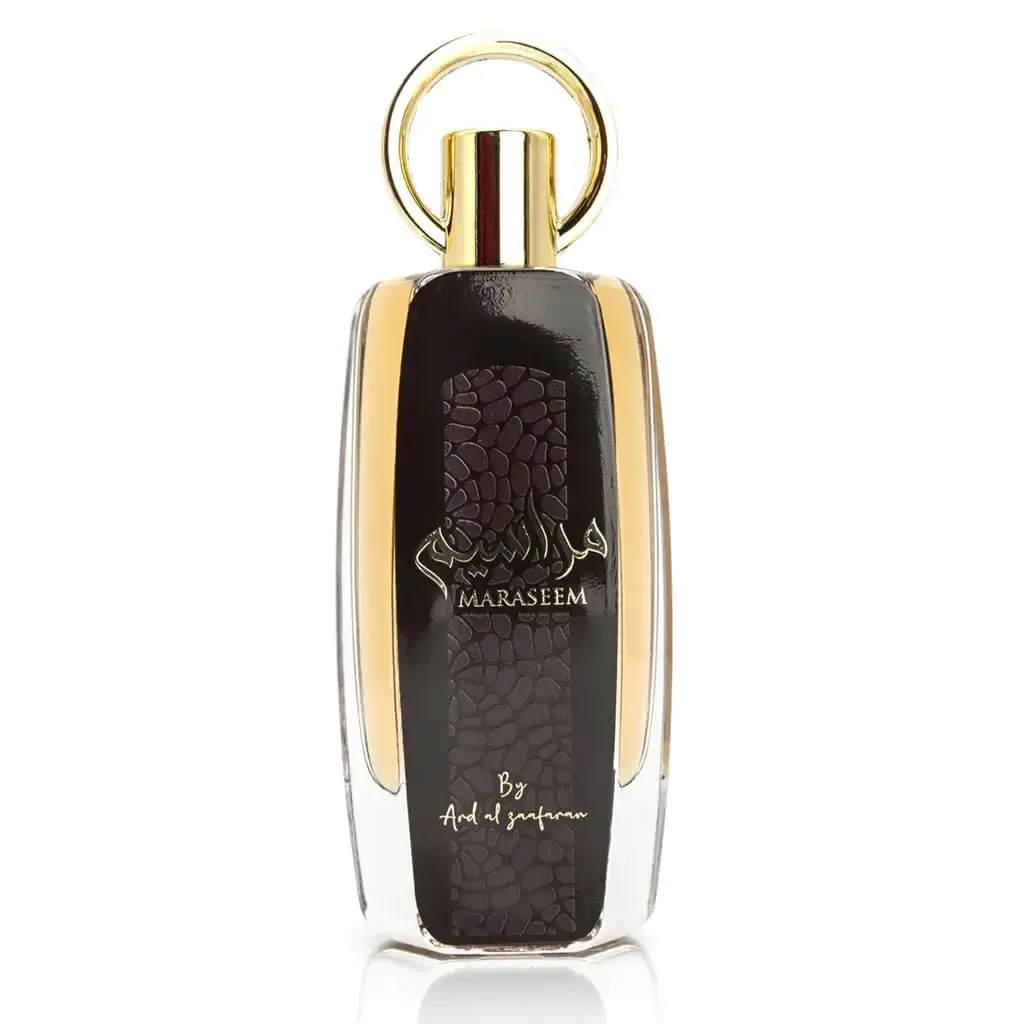 Ard al Zaafaran Maraseem Eau de Parfum Spray for Unisex, 3.4 Ounce Oud Musk Fragrance Aromatic Woody Fragrance