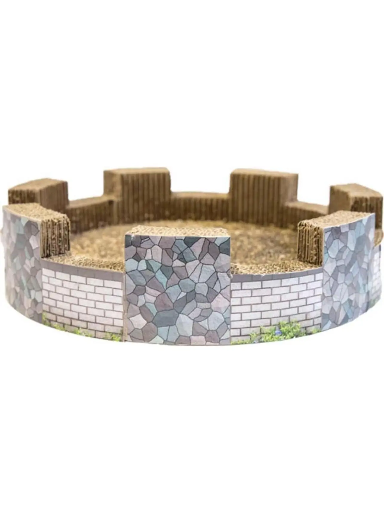 Ware 12019 Corrugated Catnip Castle - 14 x 14 x 3.5 in.