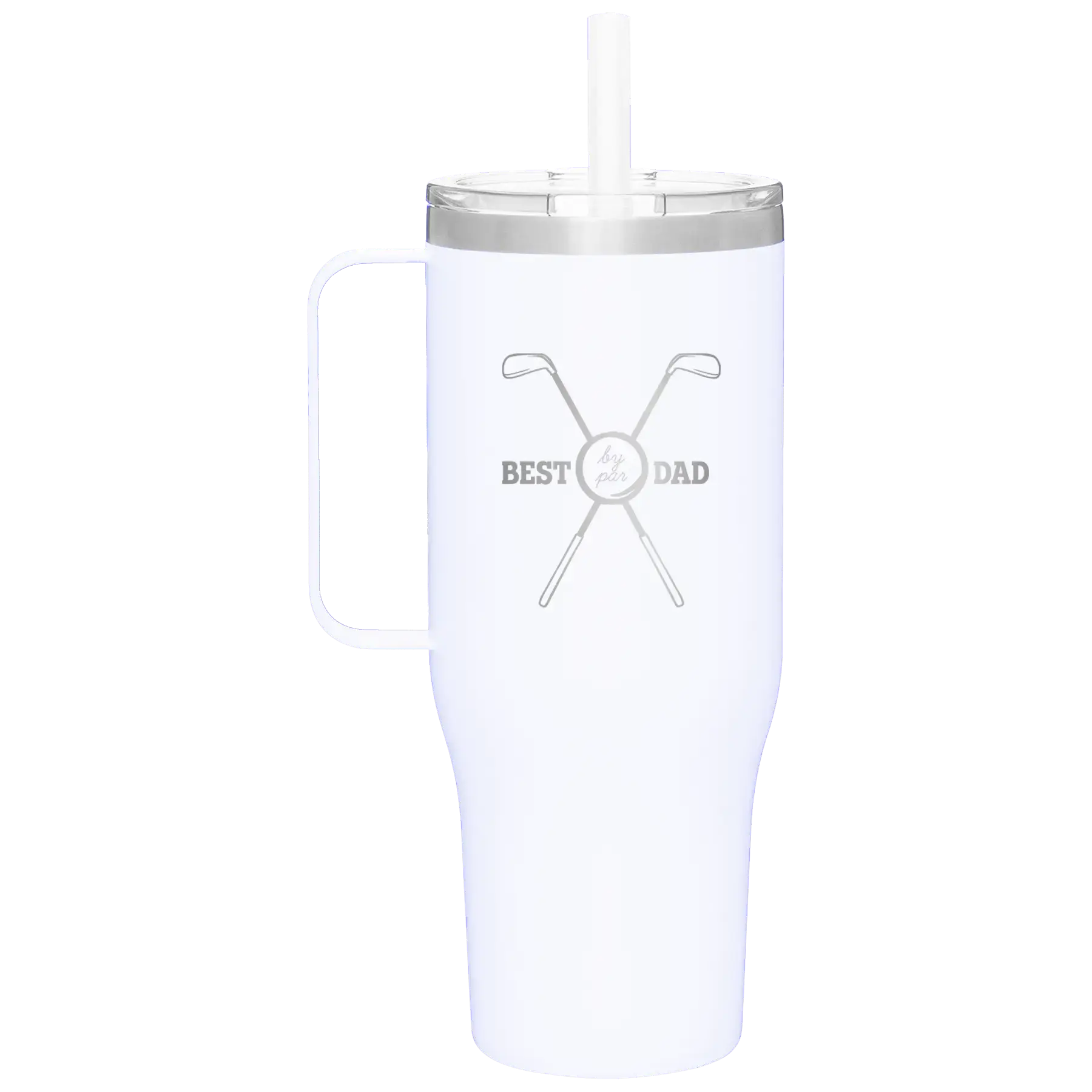 Personalized By Par 40 oz Tumbler Mug - White