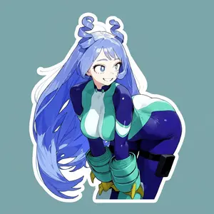 Mirko Battle Style My hero Academia Sticker