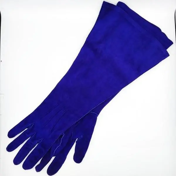 Pre-owned CHANEL Other Other Gloves Chevreau Velours Purple 11667676768/604222