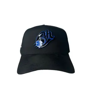 Charros de Jalisco Trébol SnapBack Hat with Blue Logo and Adjustable Back for Comfort