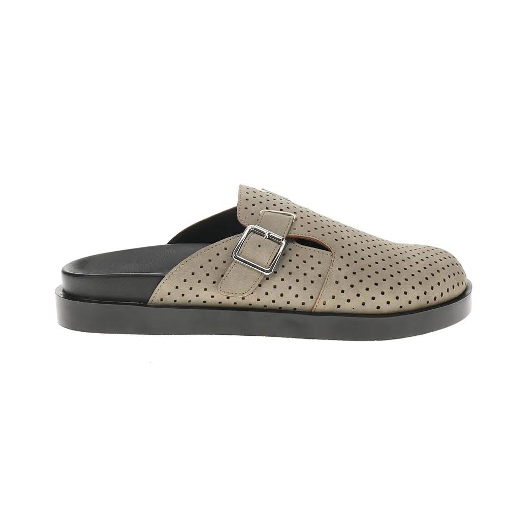 Stacy Adams Mens Montaine Perforated Slip On Clogs Casual - Beige