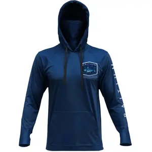 Baitium Fishing and Construction Shirts - Hooded UPF 50 Long Sleeve with Gaiter - Lightweight, Breathable, Moisture-Wicking, Premium Outdoor Wear for Men