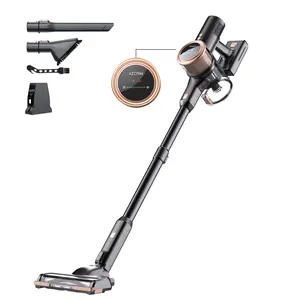 48KPa Cordless Vacuum Cleaner, 190AW Stick Vacuum with 60-Min Runtime, 4000mAh Battery, Anti-Hair Wrap, Self-Standing, LED Display for Pet Hair, Hard Floors, Carpets & Cars