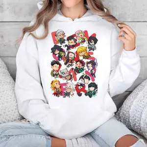 Demon Slayer Hoodie, Tanjiro Nezuko shirt, Kimetsu No Yaiba Sweatshirt, Anime Shirt, Hoodie
