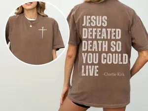 Christian Charlie Kirk Quote Memorial T-shirt, Jesus Bible Verse Conservative MAGA Republican Merch, Turning Point Tee
