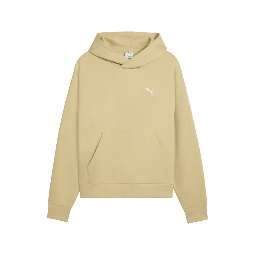 PUMA Mens Wardrobe Essentials Boxy Hoodie Casual Outerwear Casual - Beige