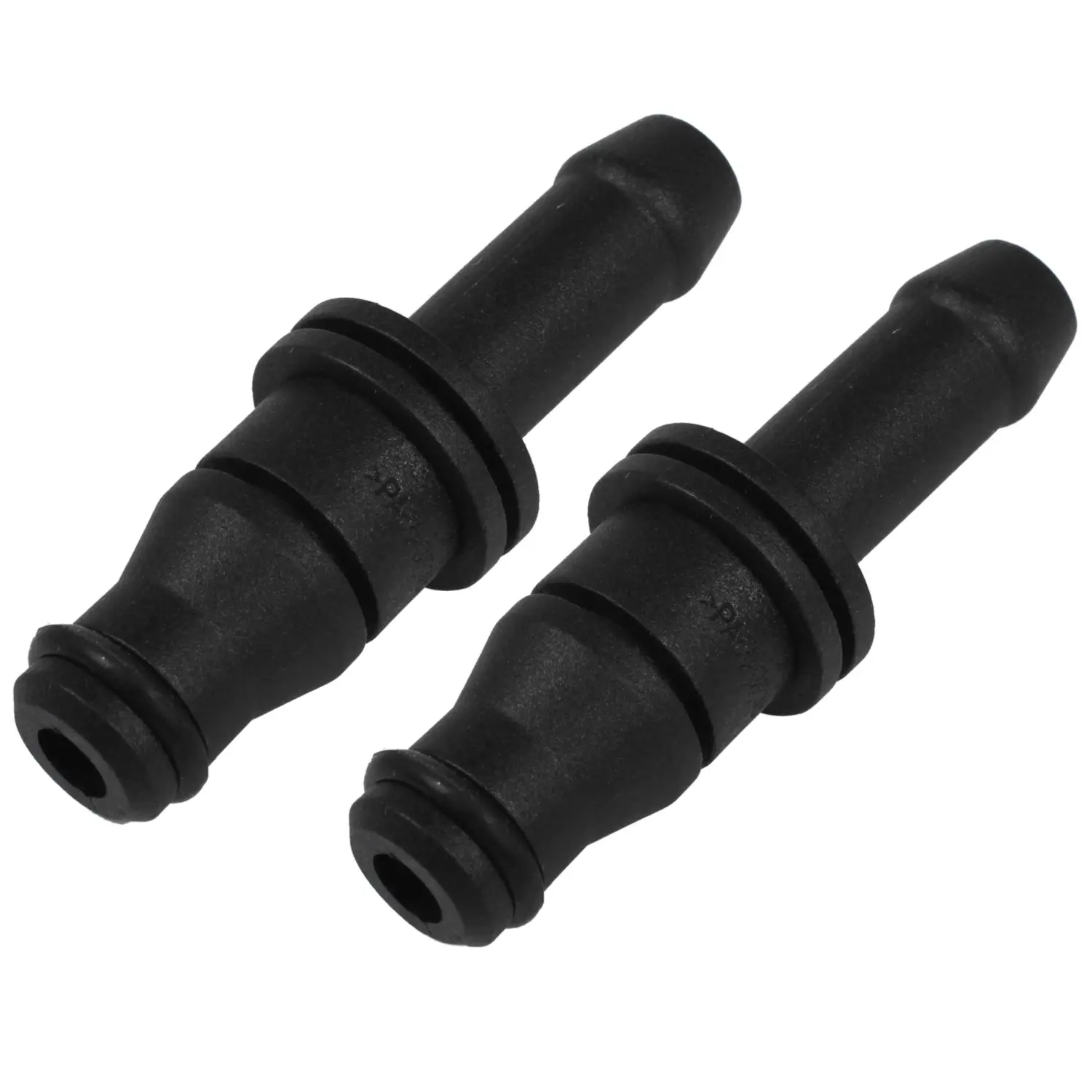 2PCS ABS Plastic Vehicle-Specific Fit Car Expansion Tank Coolant Hose Connector Set Pack for Mercedes C230 2002-2005, Cooling System Fluid Transfer Part 0039970689/A0039970689, Measurement Allowed Error +/-1-3cm