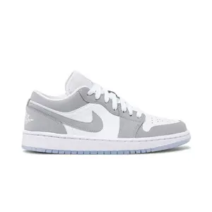 Jordan 1 Low Wolf Grey (Women's) DC0774-105 Authentic Shoes Footwear Sneaker Trainer Comfortable Walking Fashion Trending Gift