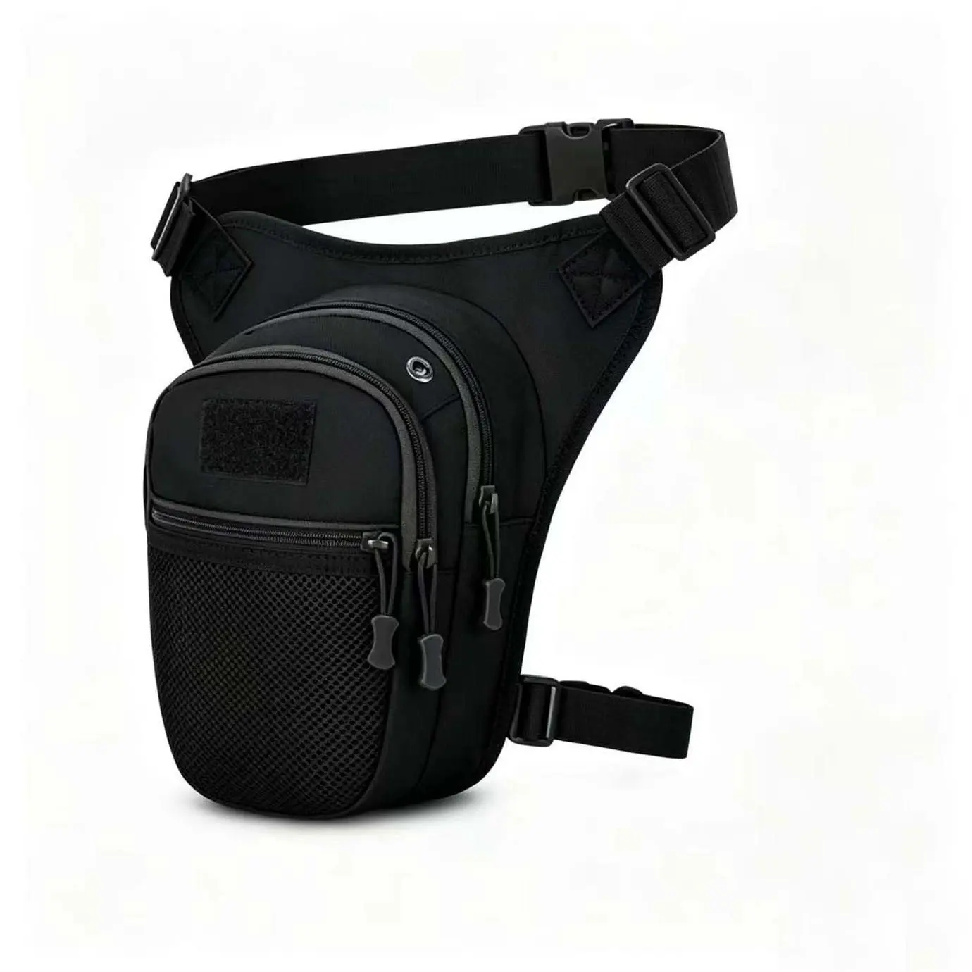 Men's Sports Outdoor Trail Running Leg Bag, Multi-Functional Bike Waist Pack, Nylon Material, Universal Sport Style