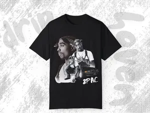 2pac T-shirt, Graphic T-shirt for Men, Graphic Tees, Streetwear Oversized T-shirt, Unisex, Gift for him, Y2K T-shirt, 2pac Shakur, 2pac