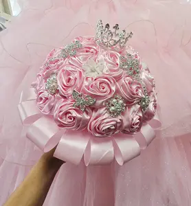 Crown-style Bouquet - Quinceanera Accessory