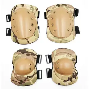 Sports & outdoors cs field combat knee & elbow pads tactical training black hawk knee pads cycling roller skating protective gear