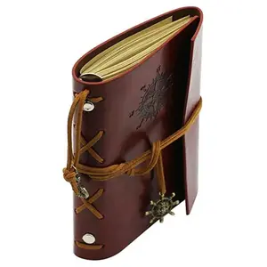 Anchor-Faux Leather Cover Notebook with Timeless Elegance and Durable Materials for Creative Writing Adventures