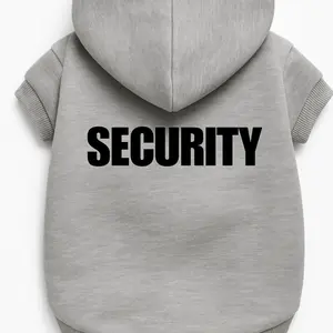 Security Dog Hoodie – Funny Pet Outfit for Your Little Guard