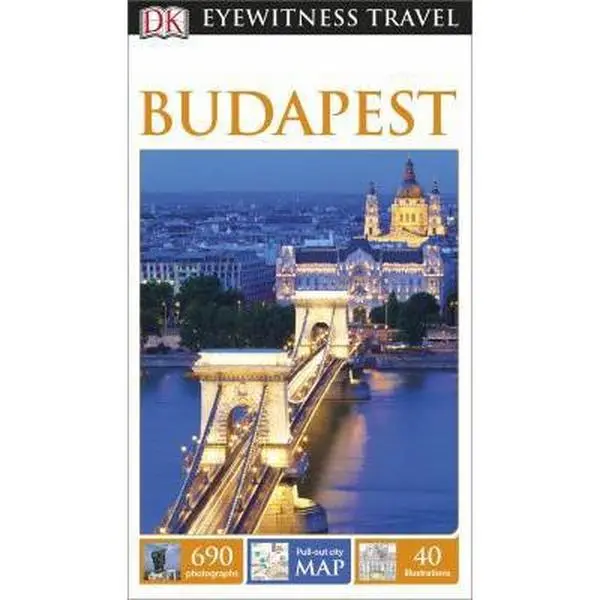 USED Book - DK Eyewitness Travel Guide: Budapest by DK Travel (Paperback) - english