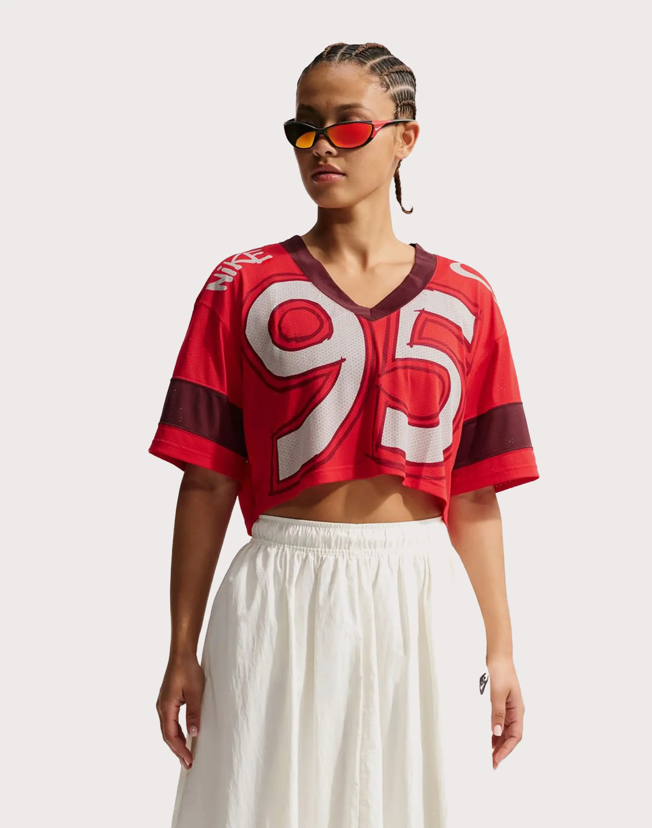 Womens Nike Oversized Cropped Jersey
