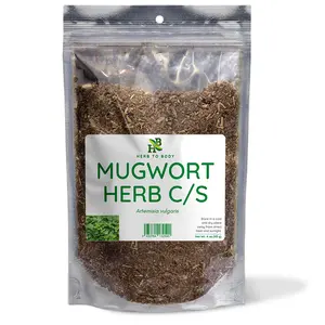 Herb To Body Mugwort Herb C/S | Cut & Sifted | Artemisia Vulgaris | Wildcrafted | 4oz