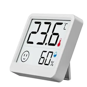 Mini Digital Hygrometer Indoor Thermometer with Temperature and Humidity  for Bedroom, Reptile , Guitar Case, Greenhouse and Cellar Closet, Fahrenheit or  Celsius
