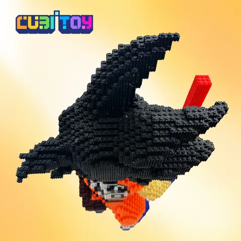 CubiTOY Animation Large Kid Kakarot (~12,000 PCS) Micro 3D Building Block Model