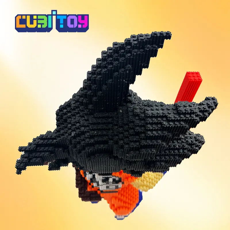 CubiTOY Animation Large Kid Kakarot (~12,000 PCS) Micro 3D Building Block Model