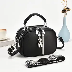 2025 New Fall/Winter Casual Trendy Versatile Cute Going Out Handbag Square Everyday Purses for Women– Double Straps, Multiple Accessories, Multi-Compartment & Zipper Designer Shoulder and Crossbody Bag for Women Big Wallet TikTokShopBlackFriday