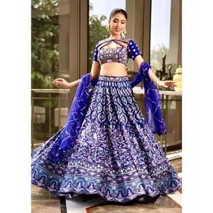Shriya blue lehenga set