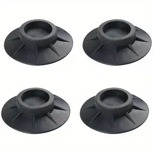 4pcs Anti-Vibration Pads, Replacement Parts, Reduce Washing Machine & Refrigerator Noise, Prevent Slipping, Home Appliance Accessories
