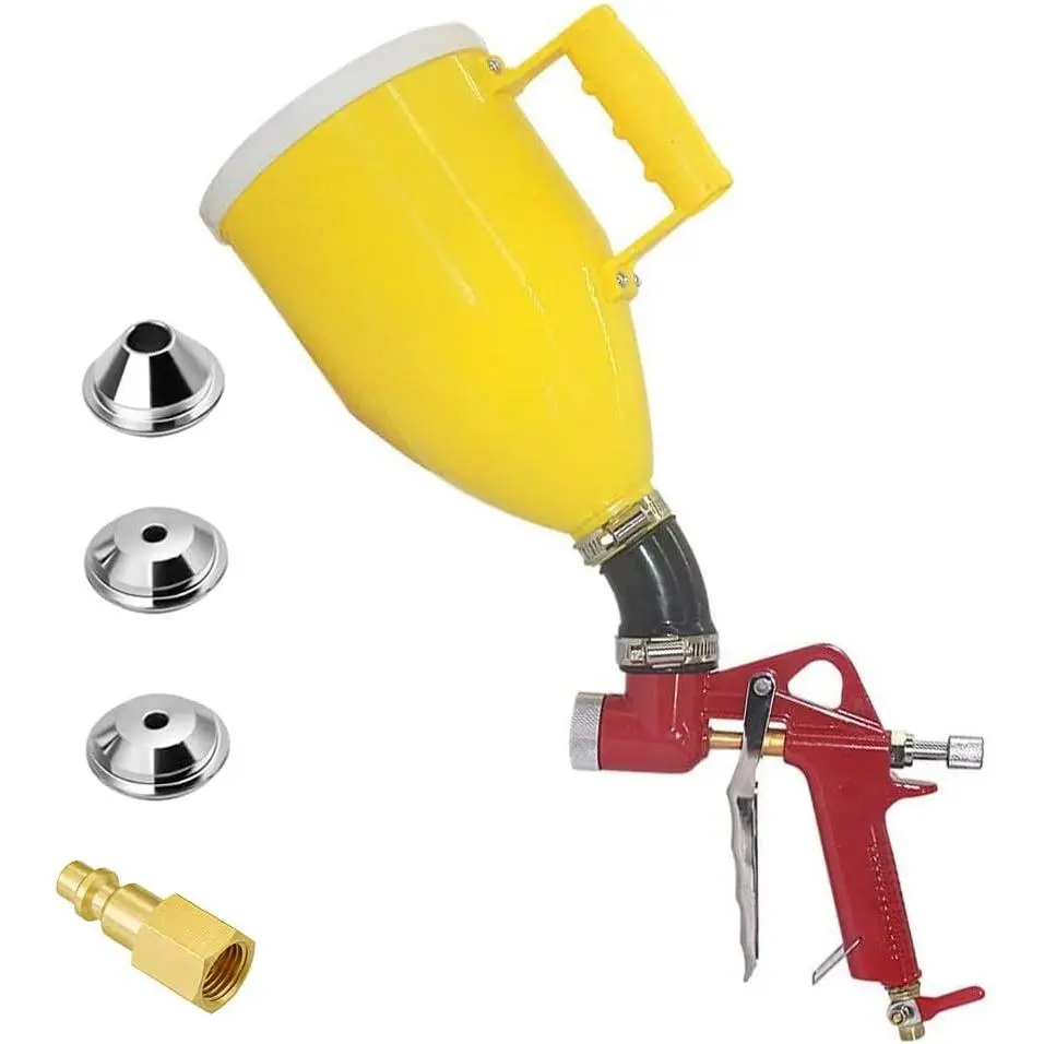 Air Hopper Spray  with 4.0mm/6.0mm/8.0mm Nozzle  Texture Drywall Painting Sprayer, Yellow, 0.79 Gallon (3 L) Elbow
