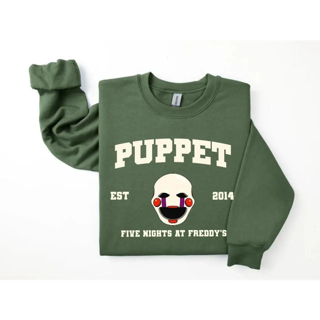 PUPPET Est. 2014 Sweatshirt, Five Nights at Freddy's Shirt, Villain Five Nights at Freddys Vintage Halloween 2025 Shirt, Horror Nights, Retro Horror Nights