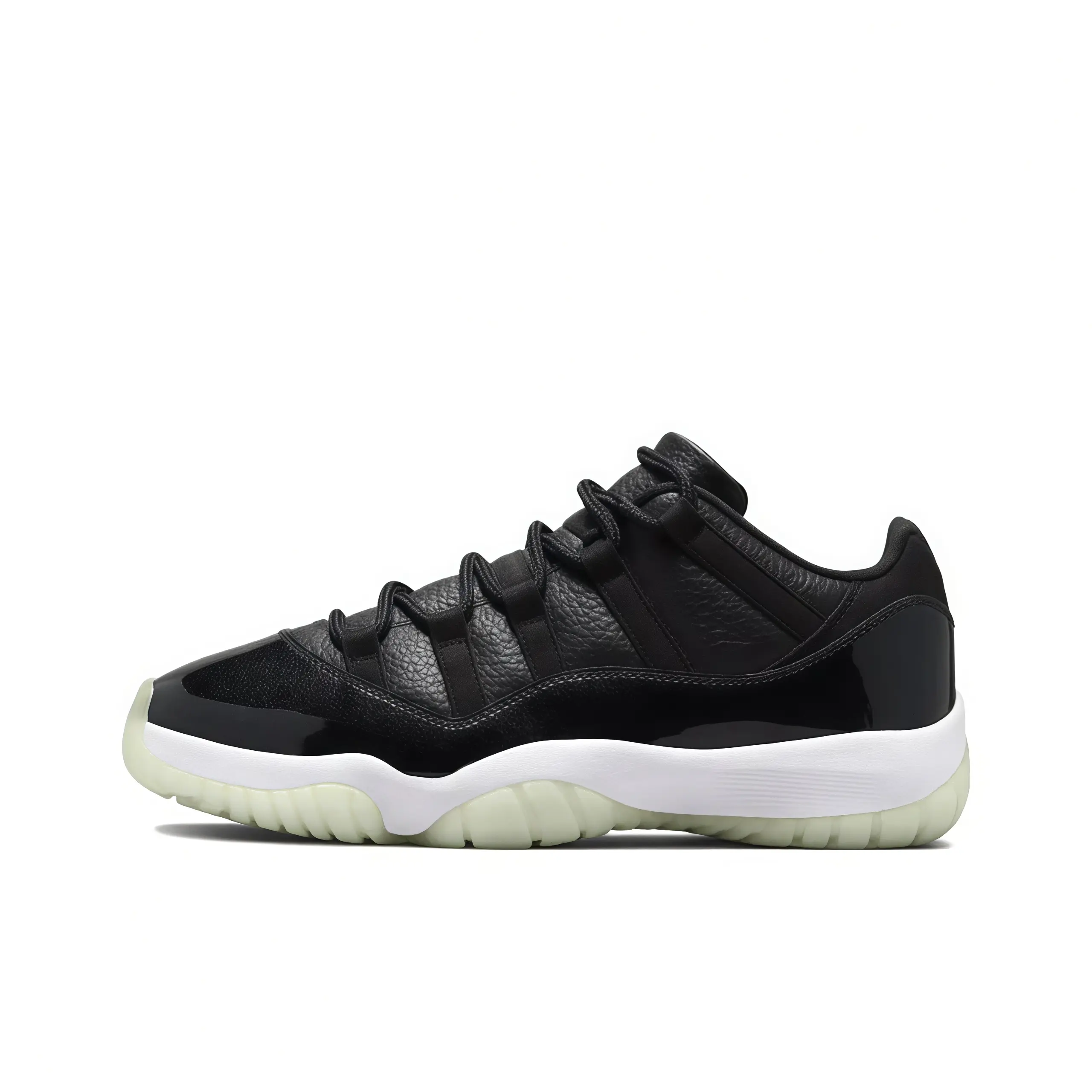 Black patent leather grain leather low top streetwear sneakers unisex all day comfort athletic shoes relieve foot ache and avoid heel chafing for long walks perfect for daily commute everyday outfits outdoor casual retro trendy wear with original shoe box