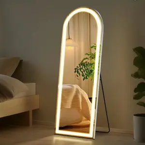 Full-Length LED Dimmable Floor Mirror