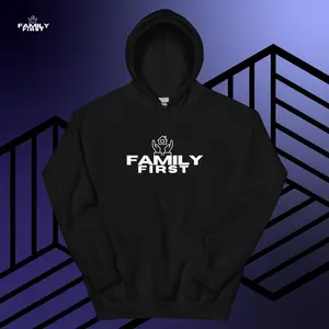 FAMILY FIRST - Unisex Hoodie -  Perfect Gift For Family and Friends