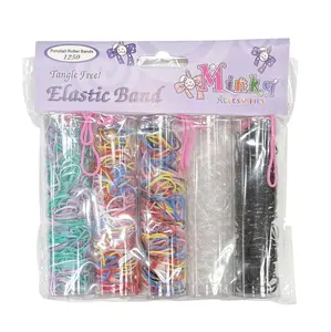 Assorted Tiny Plastic Elastics
