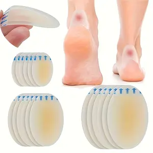 10pcs Gel Transparent Invisible Anti-Slip Pads, Heel Protectors, Foot Bottom Gel Cushions, Waterproof Foot Stickers