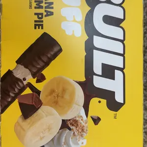 Official BUILT Bar, Puff Protein Bar Snacks, Banana Cream Pie Puff, 17g Protein, 140 Calories, Collagen, Gluten Free, 12 Count Box