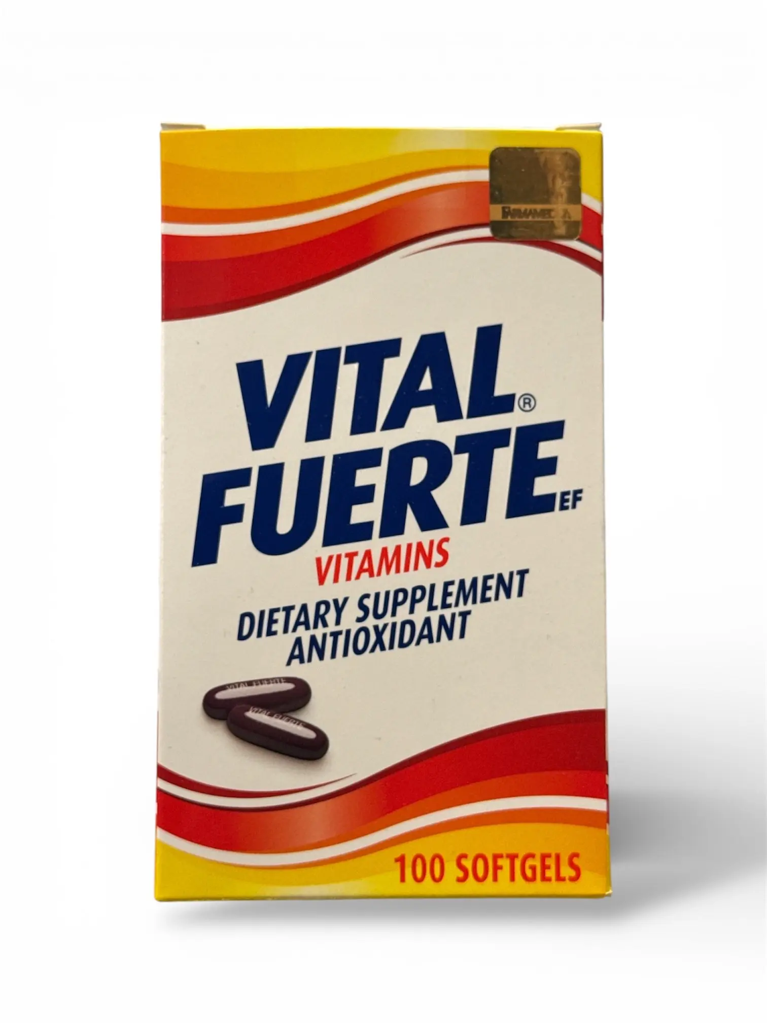 Vitamins and Minerals Dietary Supplement 100 Soft Gels Antioxidant