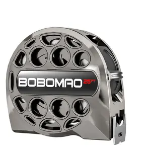 25FT Stainless Steel Measuring Tape with Fraction Markings, Portable Retractable Tape Measure for Household Agricultural Industrial Woodworking, Men & Fathers Gifts