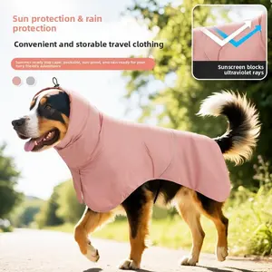 2025 Trail-Ready Travel Coat for Dogs - Ultralight Water-Resistant & Windproof Stowable Jacket for Winter Hikes & Trips