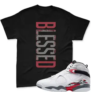 BLESSED T-Shirt To Match JD 8 Bugs Bunny 2025 JD Match Tee AJ8 Bugs Sneaker Match Shirt Unisex