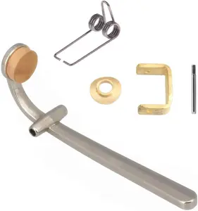 6 count Trombone Wind Instruments Accessory Drain Valves Steel Wire Spring Valve Base Shaft Cork Pad