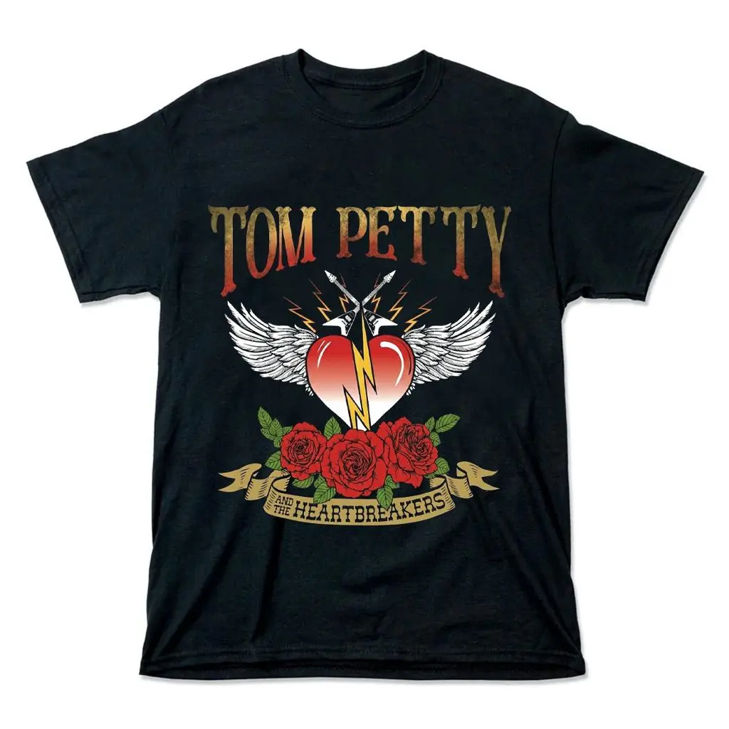 Tom Petty Shirt Full Moon Fever I Won't Back Down Refugee Vintage Classic Rock Graphic Tee Collection HY5542