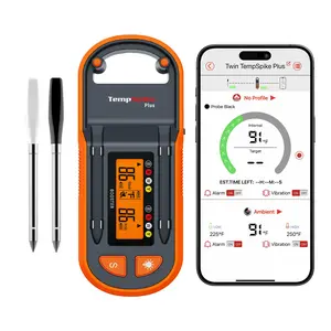TempSpike Plus Wireless Digital Meat Thermometer-600ft Bluetooth 5.2 Range, Color-Coded Probes for Kitchen Cooking (Kitchenware, Kitchen Utensils & Gadgets), dealsforyoudays, fathersdaygift, summerwins (TP972 bundle)