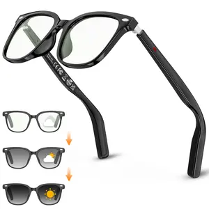 Smart Glasses with Bluetooth 5.3, Hands-Free Calls, Voice Assistant, Auto Pairing, Long Battery Life, Wireless Audio Sunglasses for Men Women