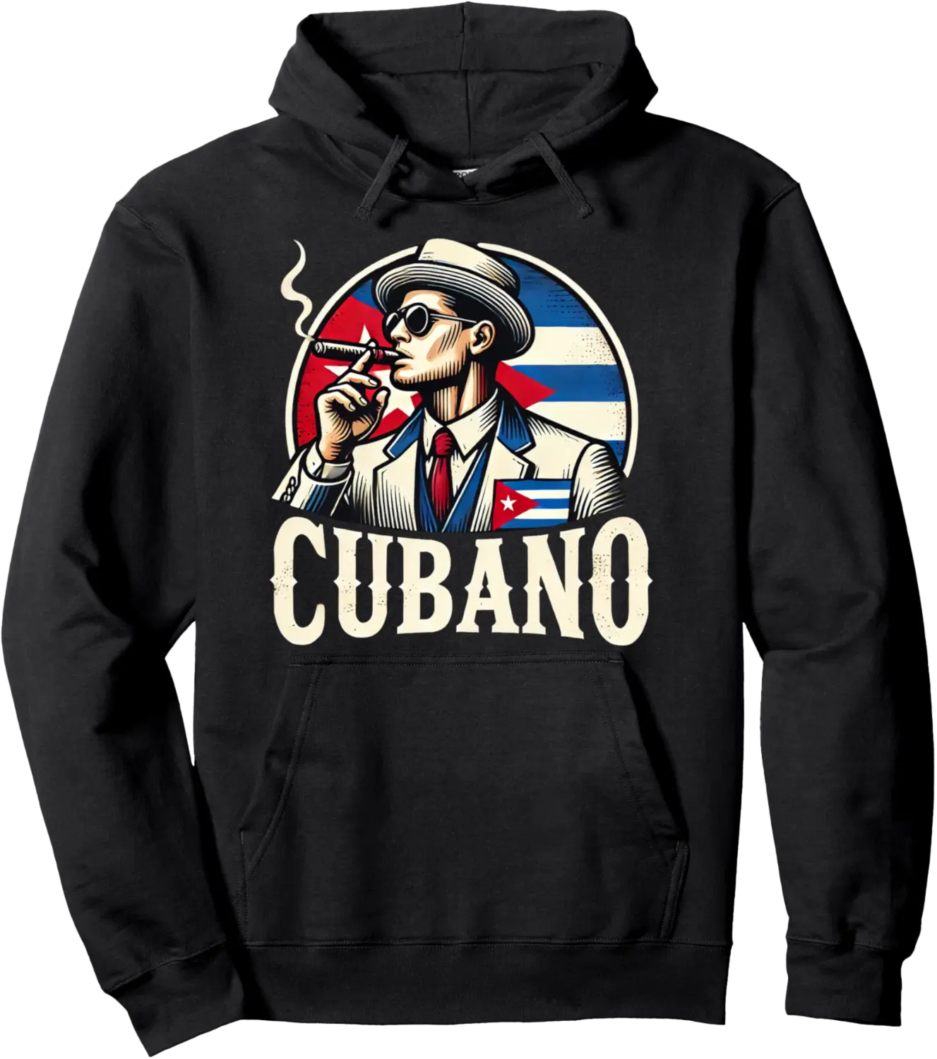 Hombre Cubano Cuban Man Heritage Proud Patriotic Cuba Flag Pullover Hoodie - Robertsm Shop 63B0DHQN1Z2N