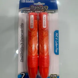 BAZIC Paisley Retractable Stick Erasers (2/Pack